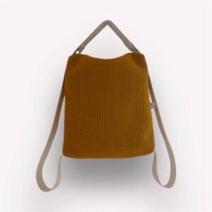 Bolso mochila Mostaza