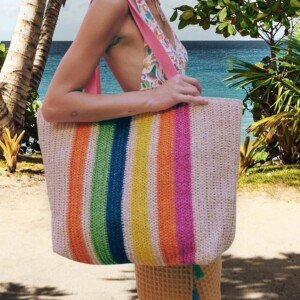 Bolso Rafia Multicolor